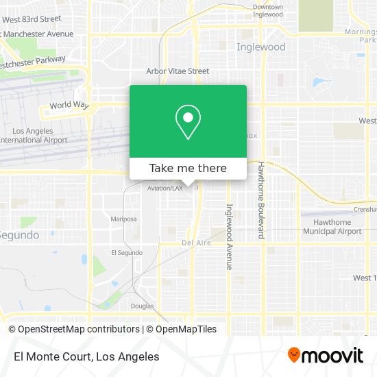 El Monte Court map