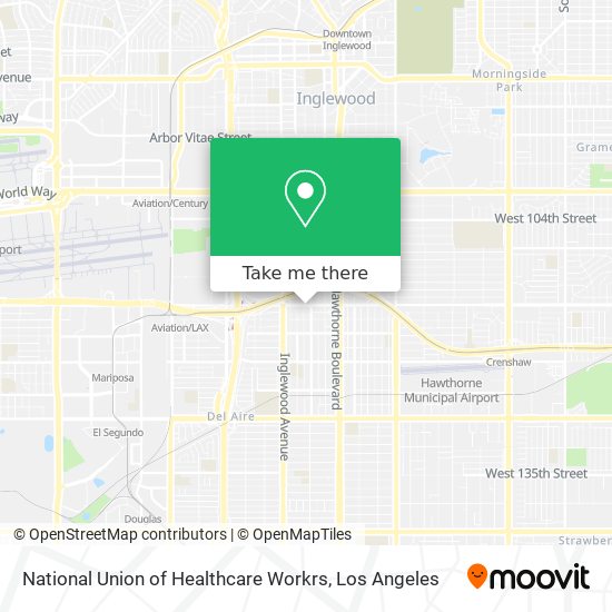 National Union of Healthcare Workrs map