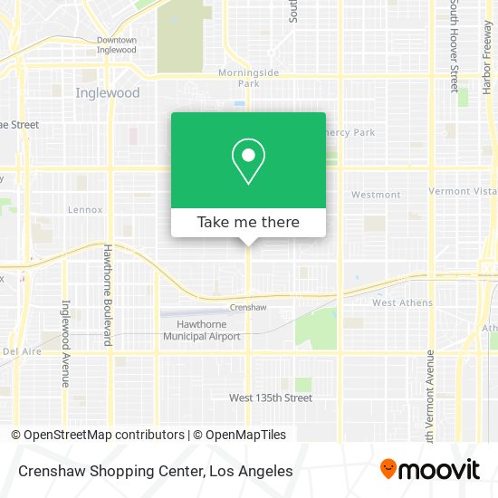 Mapa de Crenshaw Shopping Center