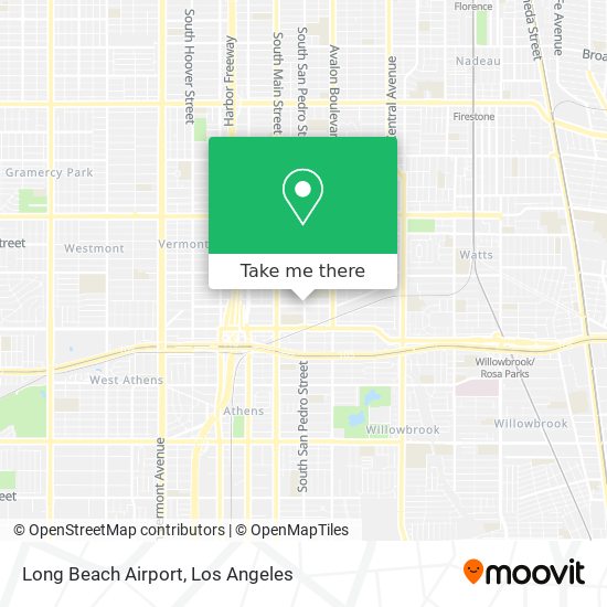 Long Beach Airport map