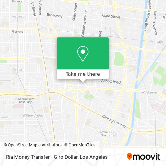 Mapa de Ria Money Transfer - Giro Dollar