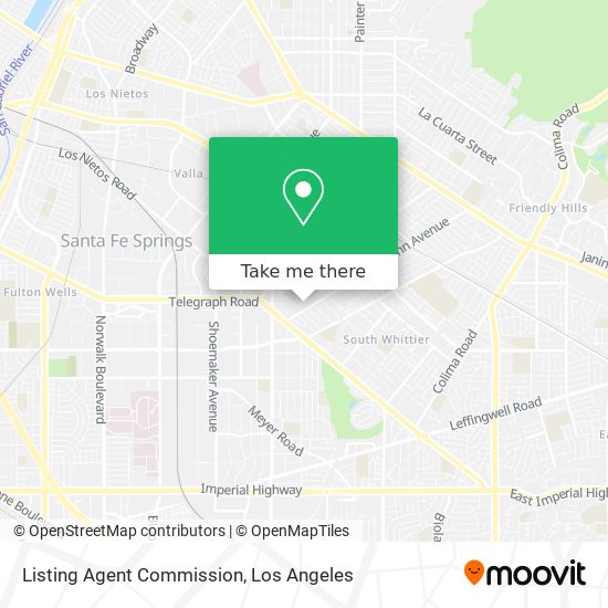 Listing Agent Commission map