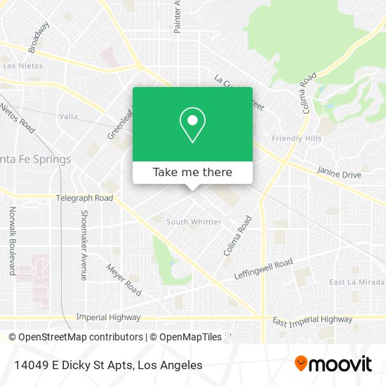 Mapa de 14049 E Dicky St Apts