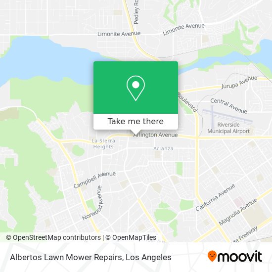 Albertos Lawn Mower Repairs map