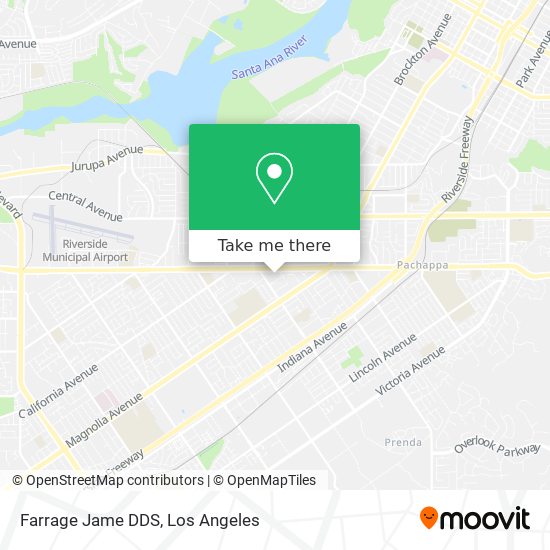 Farrage Jame DDS map
