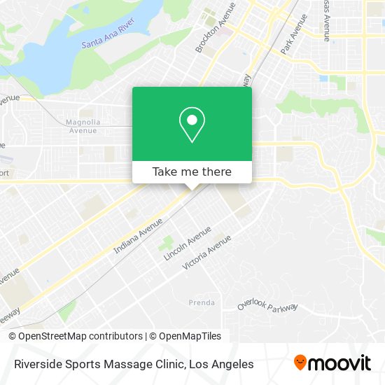 Riverside Sports Massage Clinic map