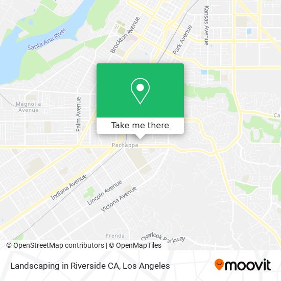 Mapa de Landscaping in Riverside CA