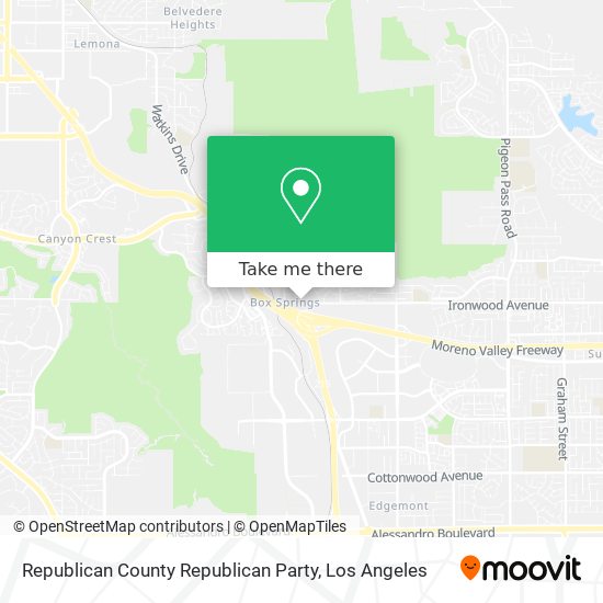 Mapa de Republican County Republican Party