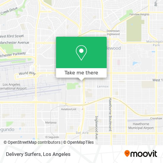 Delivery Surfers map