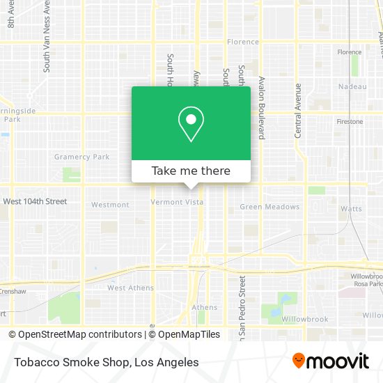 Mapa de Tobacco Smoke Shop