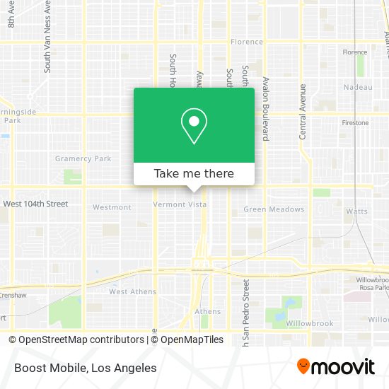 Boost Mobile map