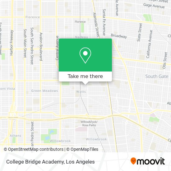 Mapa de College Bridge Academy