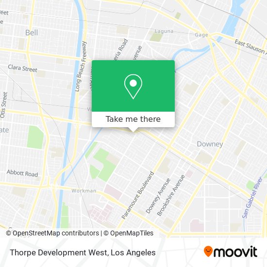 Thorpe Development West map