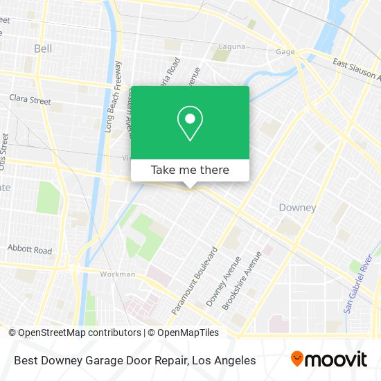 Best Downey Garage Door Repair map