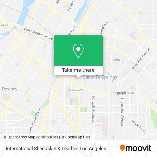 International Sheepskin & Leather map