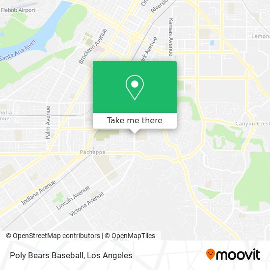 Poly Bears Baseball map