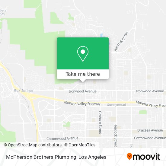 McPherson Brothers Plumbing map