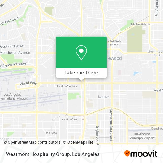 Westmont Hospitality Group map