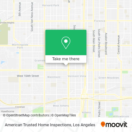 American Trusted Home Inspections map