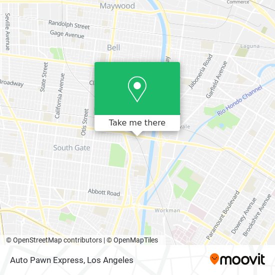 Auto Pawn Express map