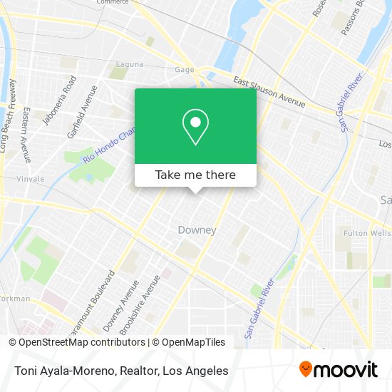 Mapa de Toni Ayala-Moreno, Realtor