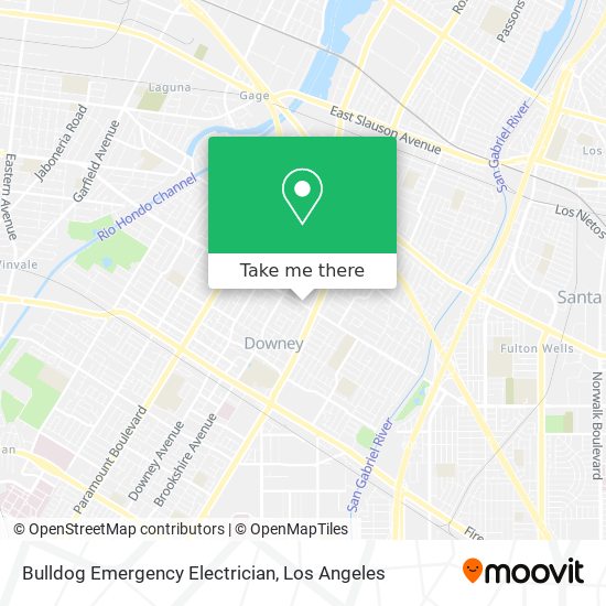 Mapa de Bulldog Emergency Electrician