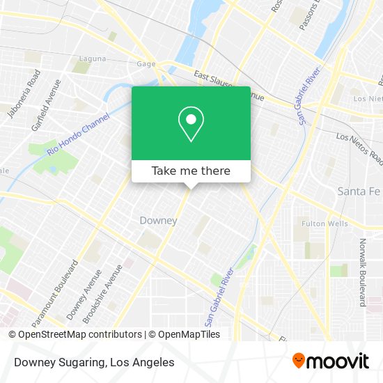 Mapa de Downey Sugaring