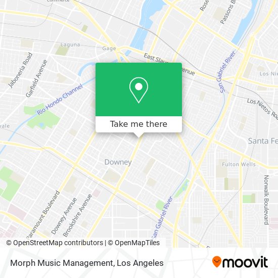 Morph Music Management map