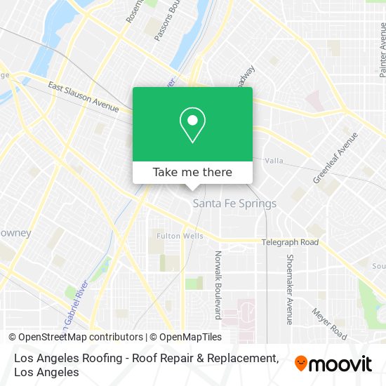 Mapa de Los Angeles Roofing - Roof Repair & Replacement