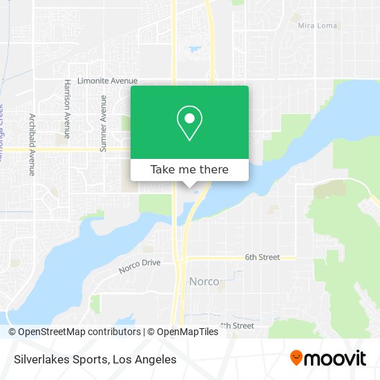 Silverlakes Sports map