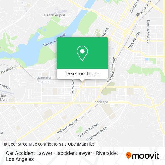 Mapa de Car Accident Lawyer - Iaccidentlawyer - Riverside