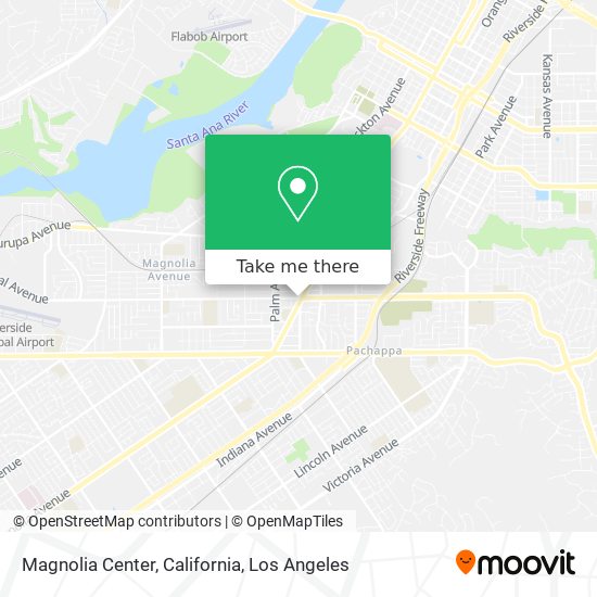 Magnolia Center, California map