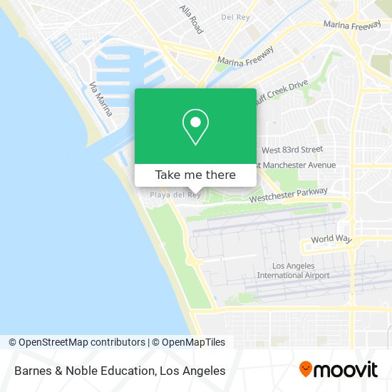 Mapa de Barnes & Noble Education