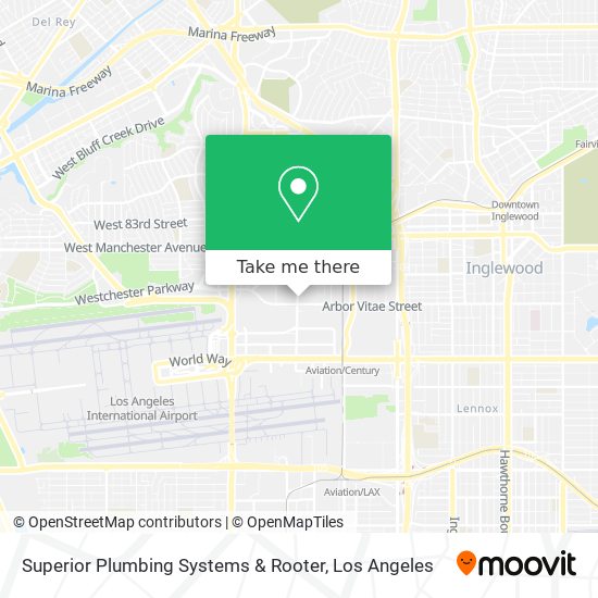 Superior Plumbing Systems & Rooter map