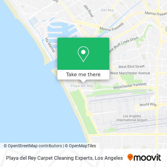 Playa del Rey Carpet Cleaning Experts map