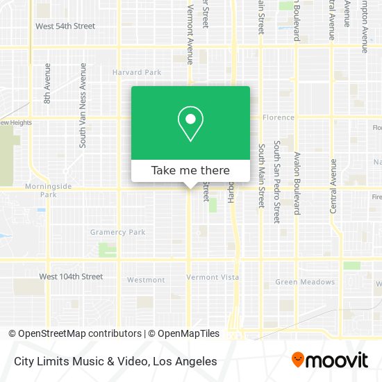 City Limits Music & Video map