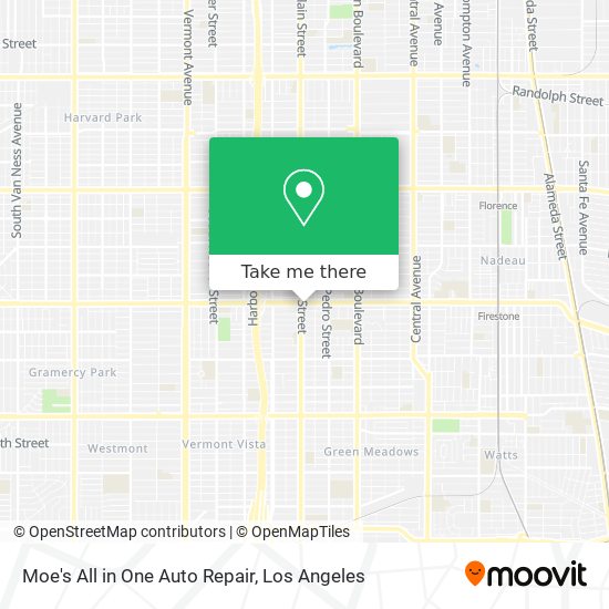 Moe's All in One Auto Repair map