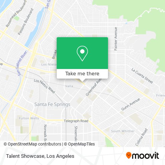 Mapa de Talent Showcase