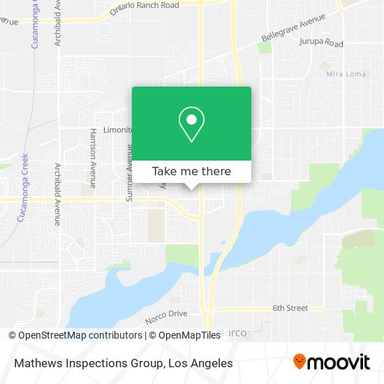 Mapa de Mathews Inspections Group