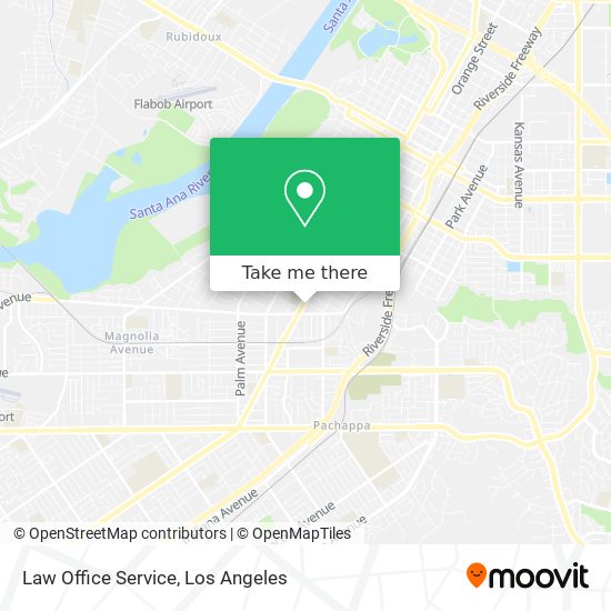 Law Office Service map