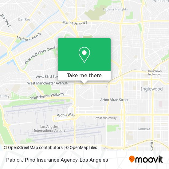 Pablo J Pino Insurance Agency map