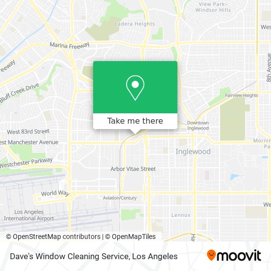 Mapa de Dave's Window Cleaning Service