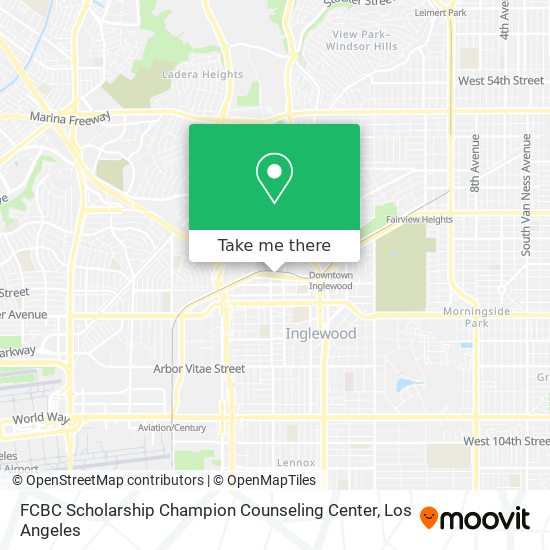 FCBC Scholarship Champion Counseling Center map