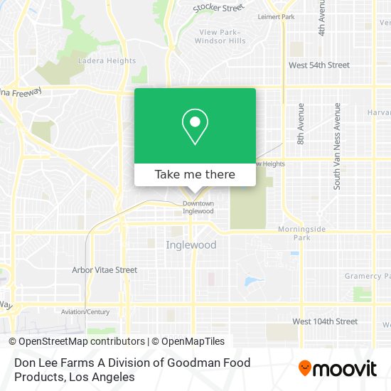 Mapa de Don Lee Farms A Division of Goodman Food Products