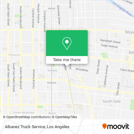 Albanez Truck Service map