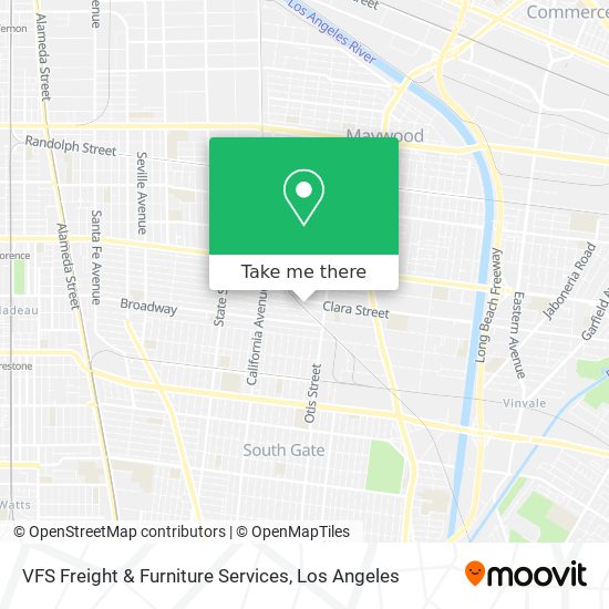 VFS Freight & Furniture Services map