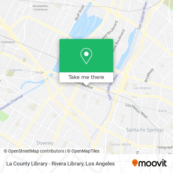 La County Library - Rivera Library map