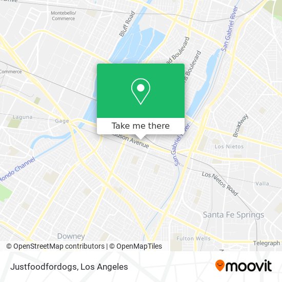 Justfoodfordogs map