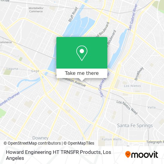 Mapa de Howard Engineering HT TRNSFR Products