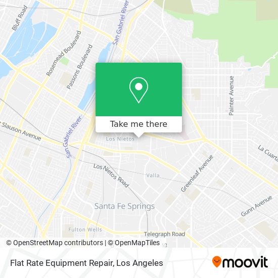 Mapa de Flat Rate Equipment Repair